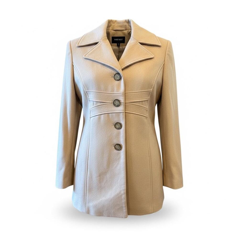 Nine West Wool Coat, Long Size 10